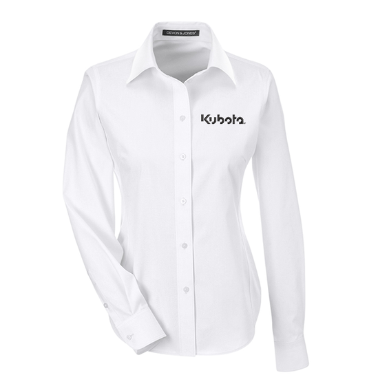 Devon & Jones Ladies' Crown Woven Collection™ Solid Oxford