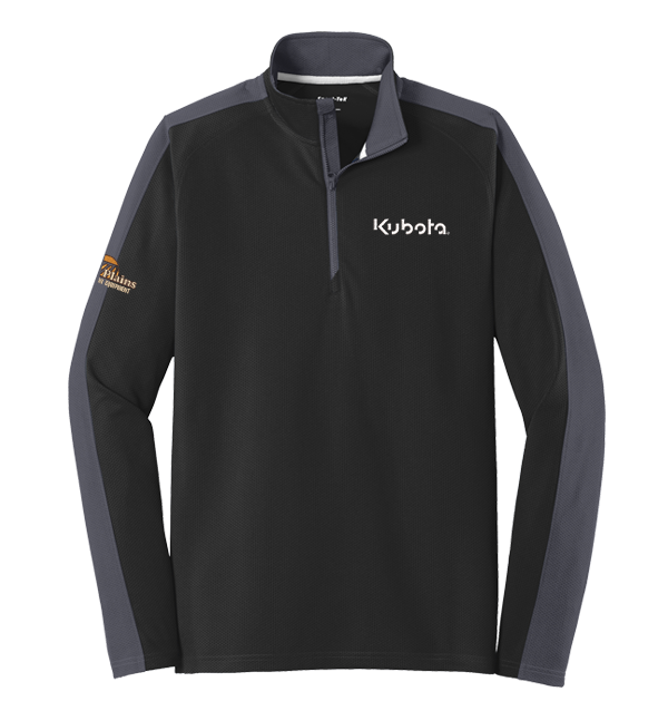 Sport-Tek® Sport-Wick® Textured Colorblock 1/4-Zip Pullover