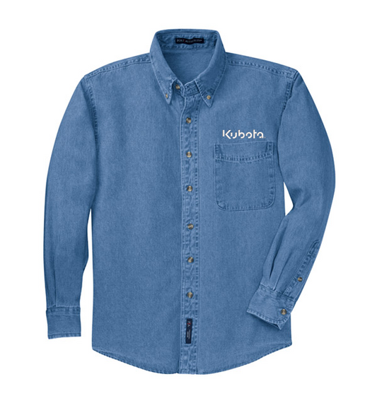 Port Authority Men's Long Sleeve Denim Shirt